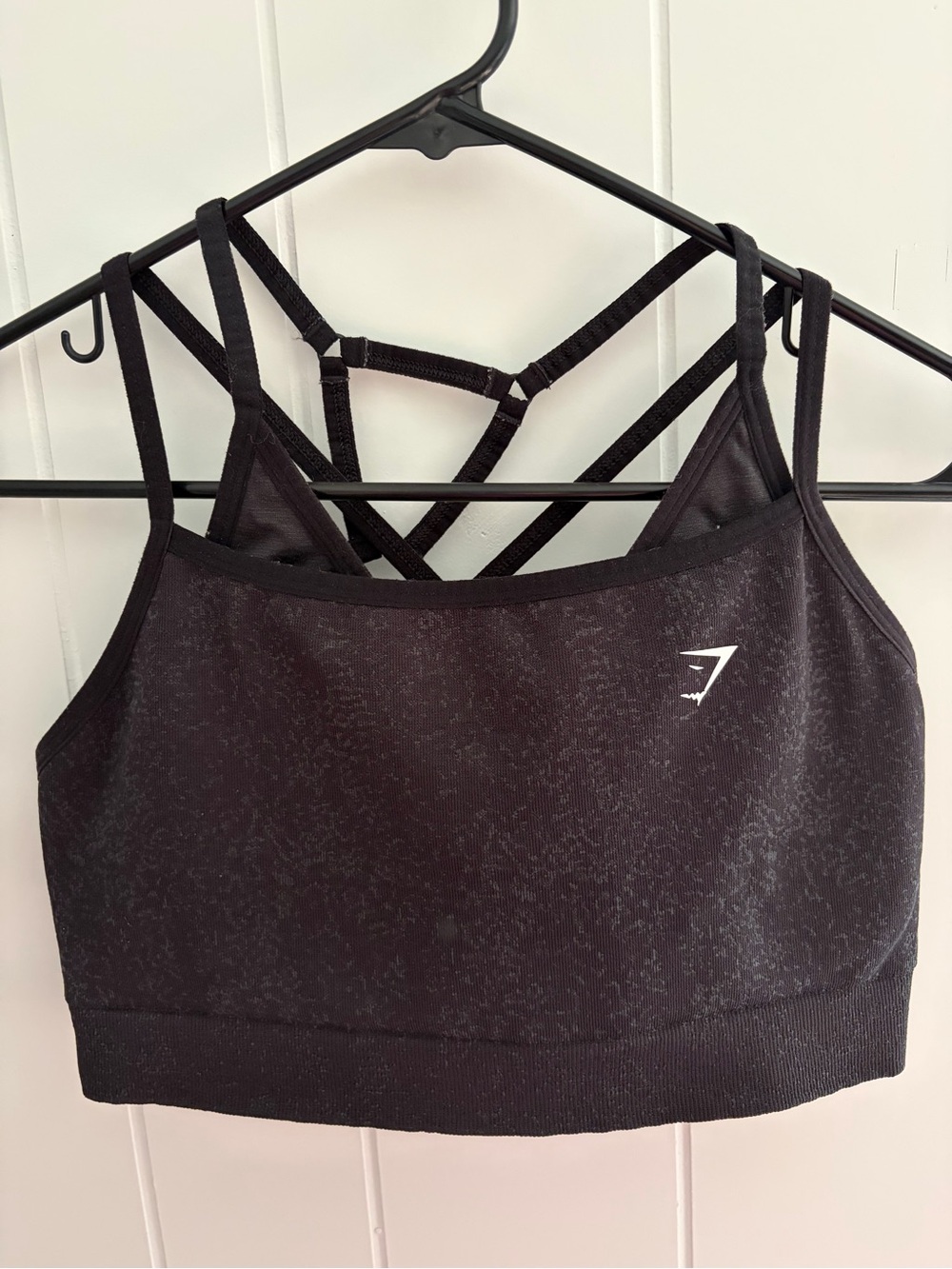 Gymshark Black Double-Strap Sports Bra